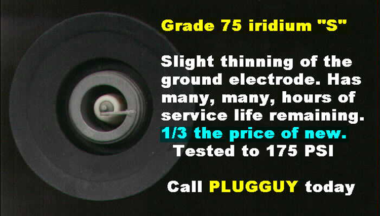 Grade 75 Iridium plug